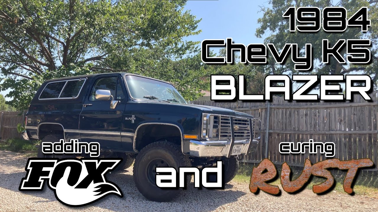 Chevrolet K5 Blazer 1984 года выпуска с заплатками от ржавчины и подвеской FOX!