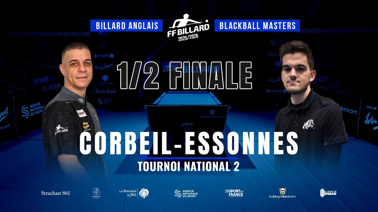 🎱 BLACKBALL - MASTERS 25/26 – TN N°2 – 1/2 Finale