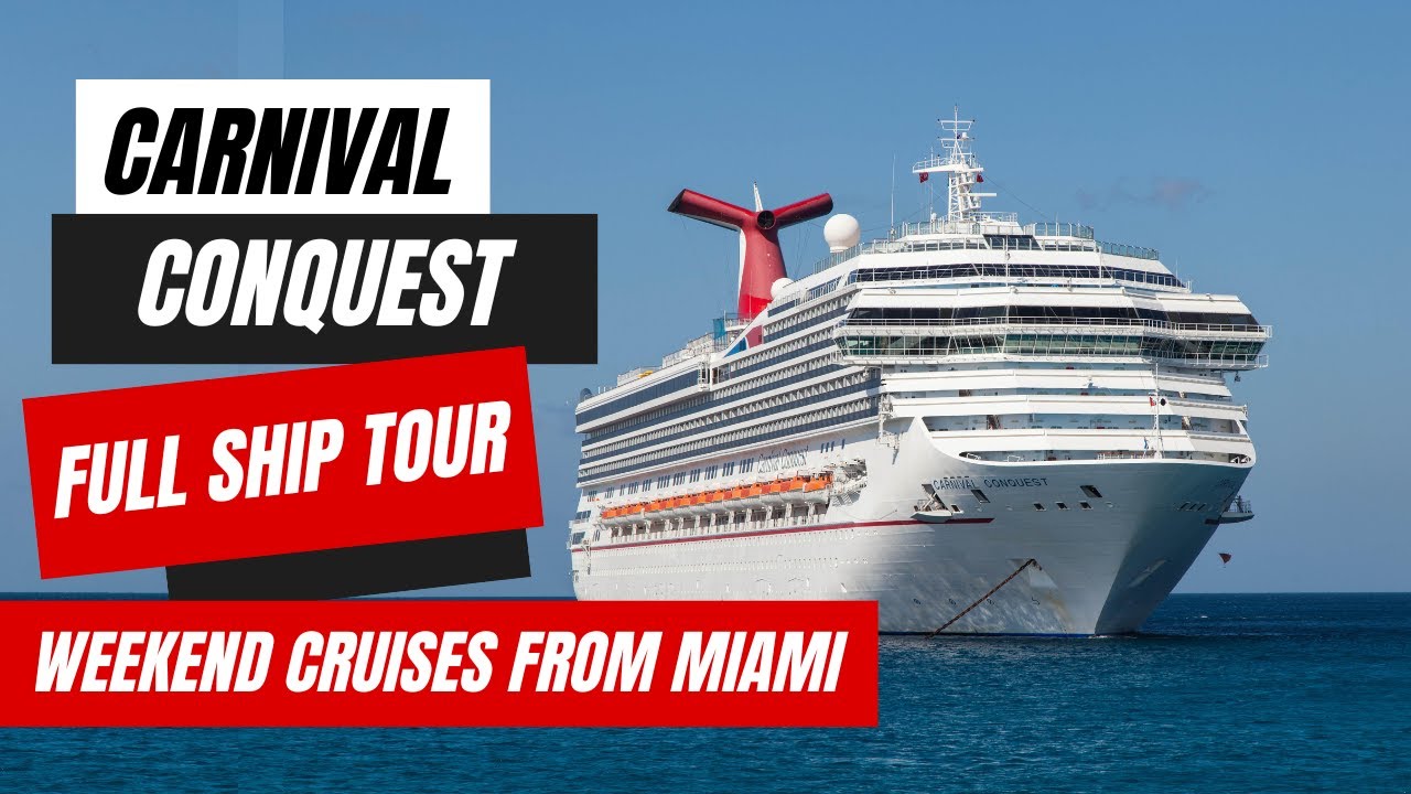 Carnival Conquest Full Tour 2025 | Weekend Cruises From Miami