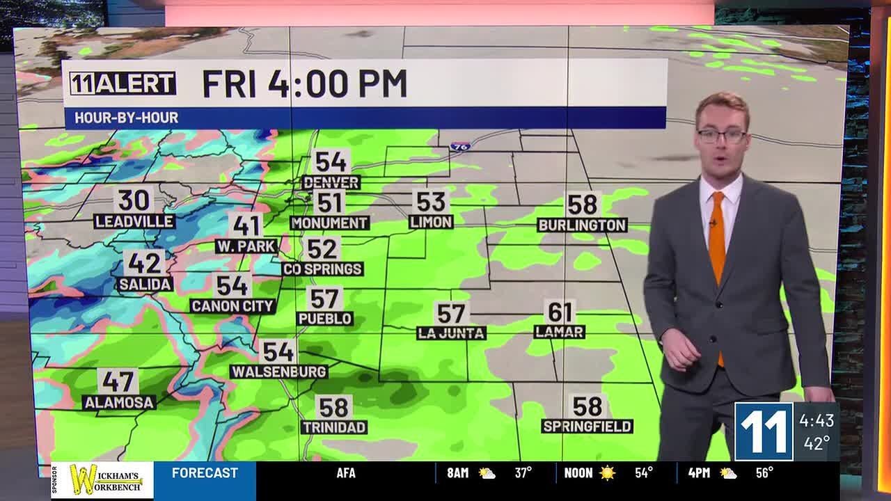 Increasing shower chances Thursday and Friday