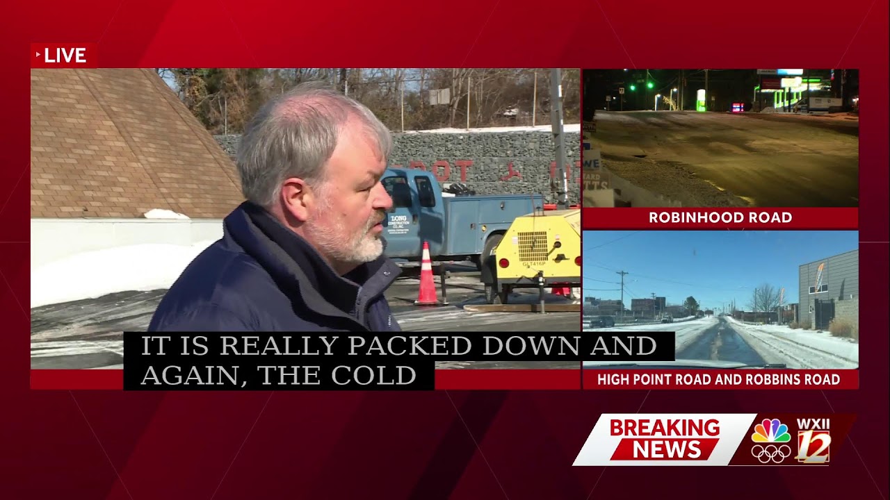 NCDOT holds news conference on road conditions and recovery after winter storm.