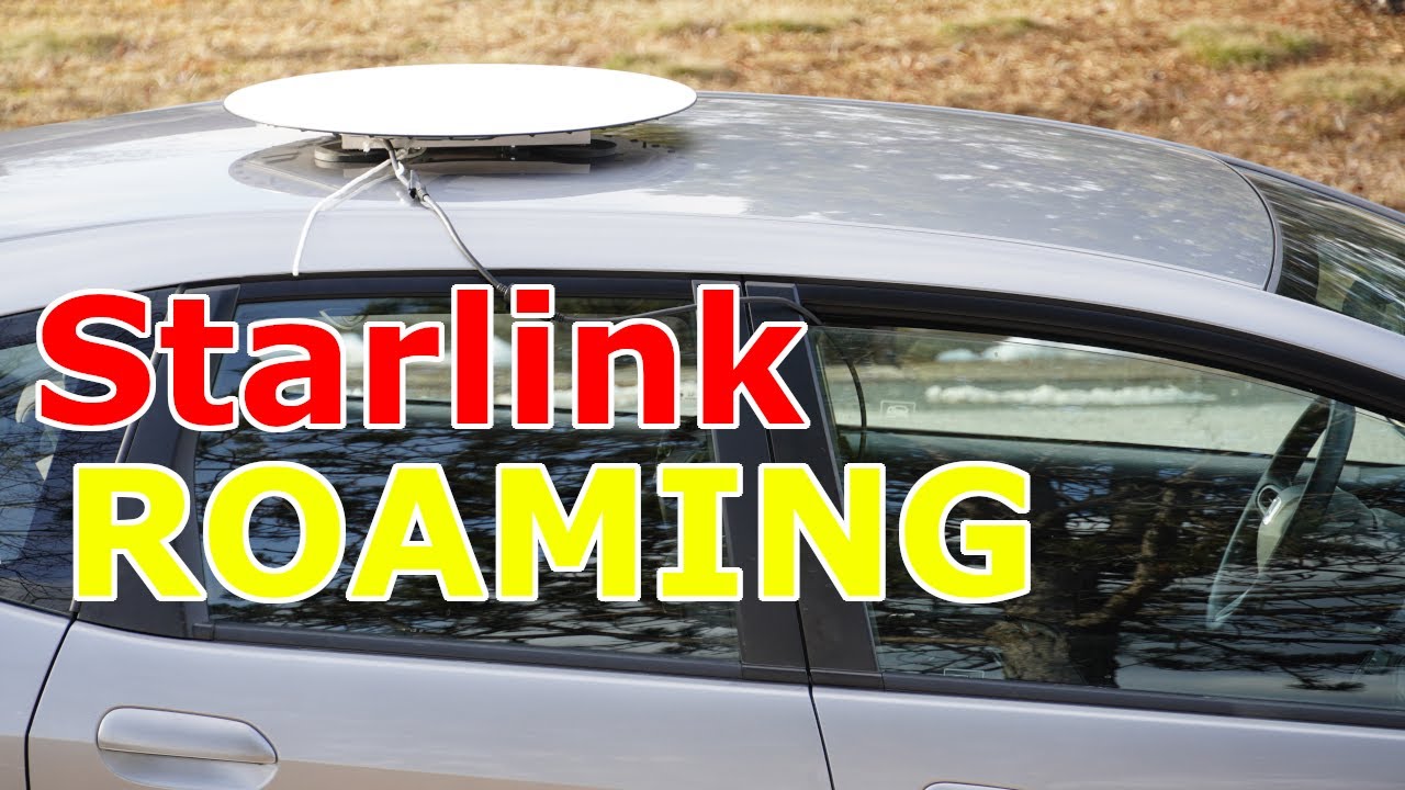 DRIVING with Starlink - MOBILE ROAMING at 80 MPH!