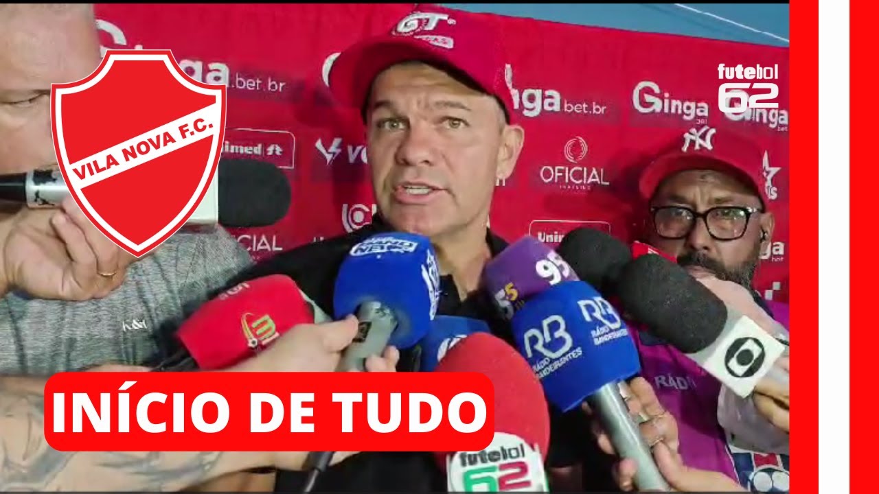 Técnico do Vila Nova avalia campanha no início do Campeonato Goiano com 100% de aproveitamento