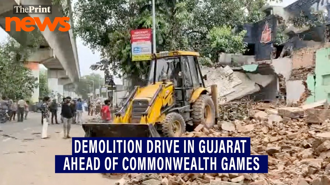 Ahmedabad Municipal Corporation launches demolition drive in Gujarat ahead of Commonwealth Games