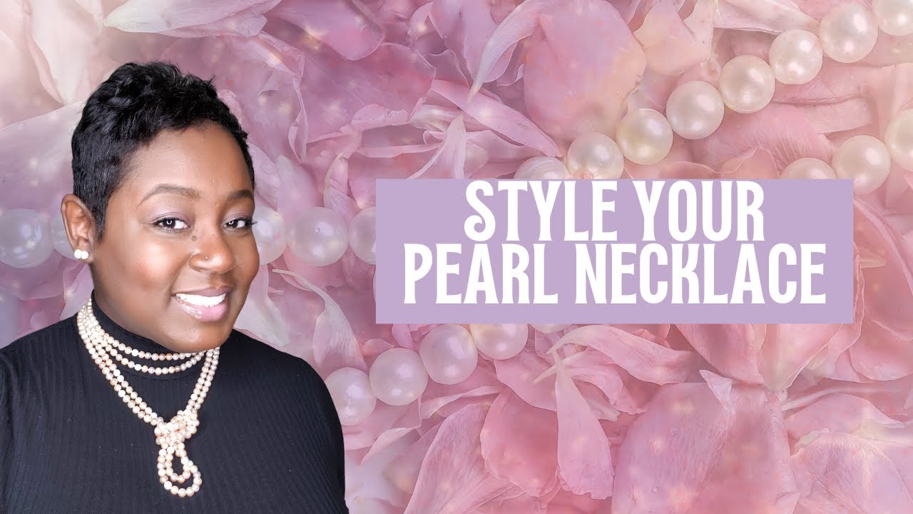 ways to style long strand pearls necklace