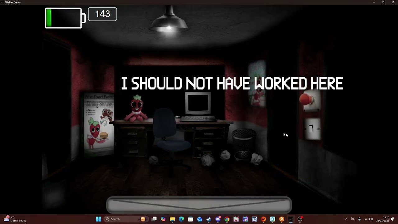 Five Nights at Dandy's World (Night 1 with Night 2 failed)