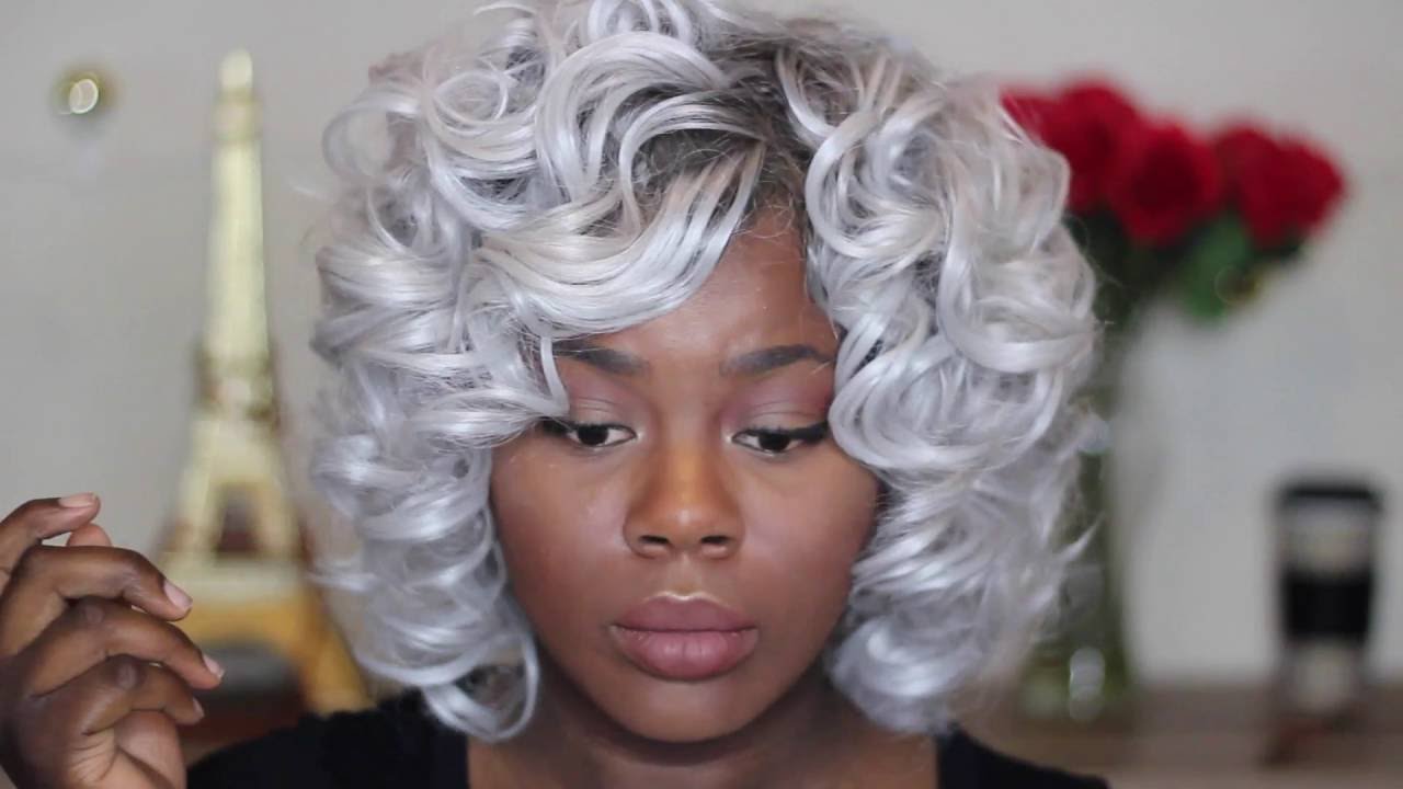 How to - Easy Grey Ombre Full Bob Wig in under 30 MINUTES!! || BeautifulEntity