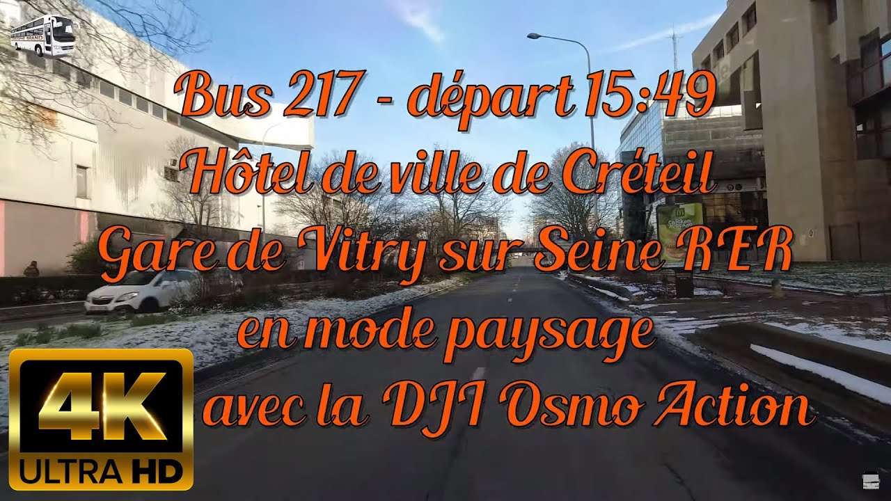Bus 217 - Hôtel de Ville de Créteil - Gare de Vitry sur Seine RER