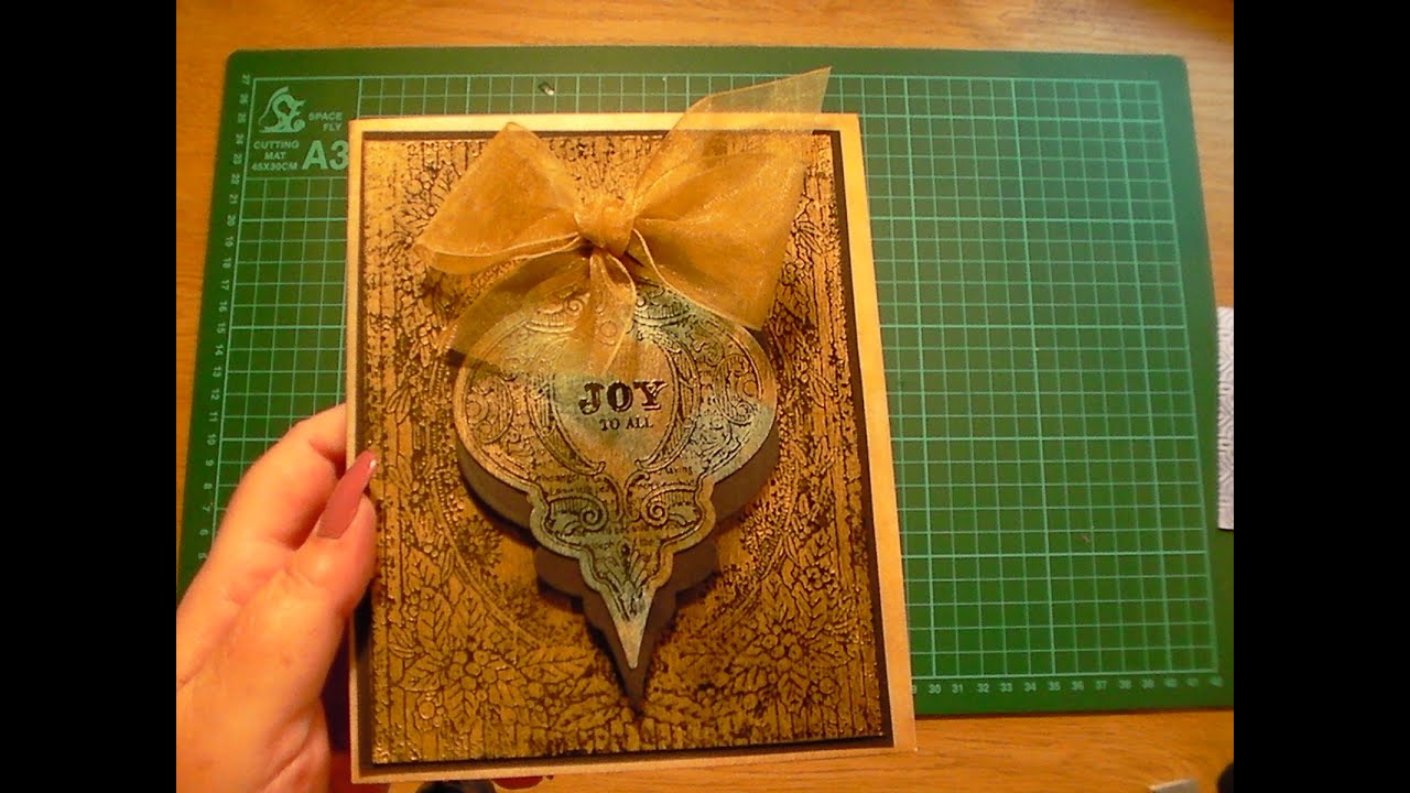 41.Technique: How to use Creative Expressions Gilding Wax for Paper Crafts