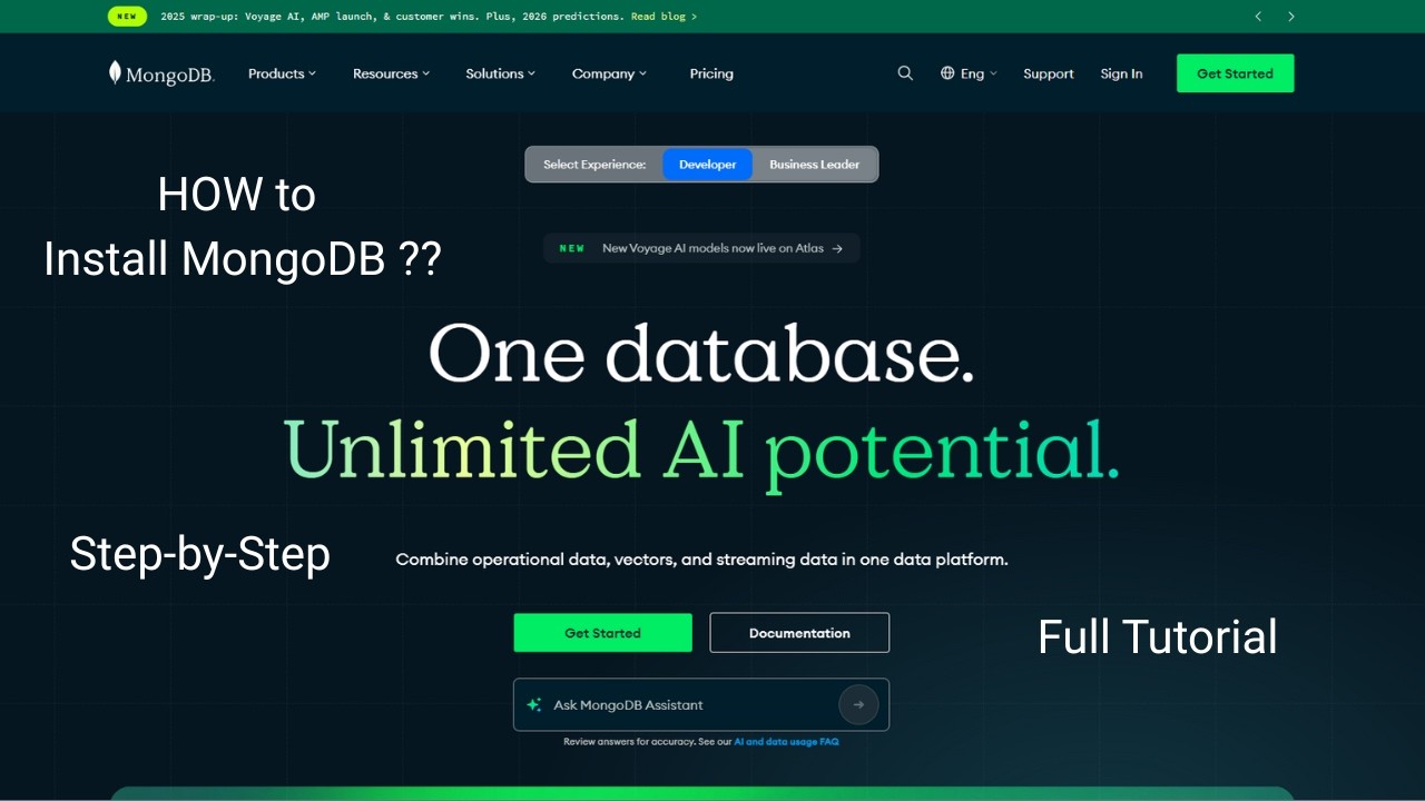 How to install MongoDB || full tutorial 🔥 || by rakeshpal