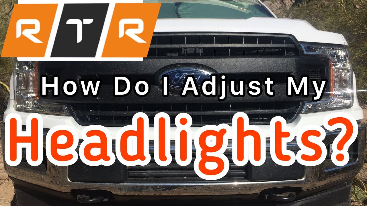 How To Adjust Your Headlights! (2015-2020 Ford F-150) #fordf150