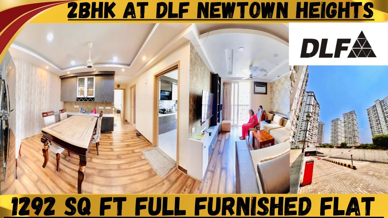 Full Furnished Flat For Sale || 2BHK At DLF Newtown Heights || Flats For Sale In Kolkata || Loanable