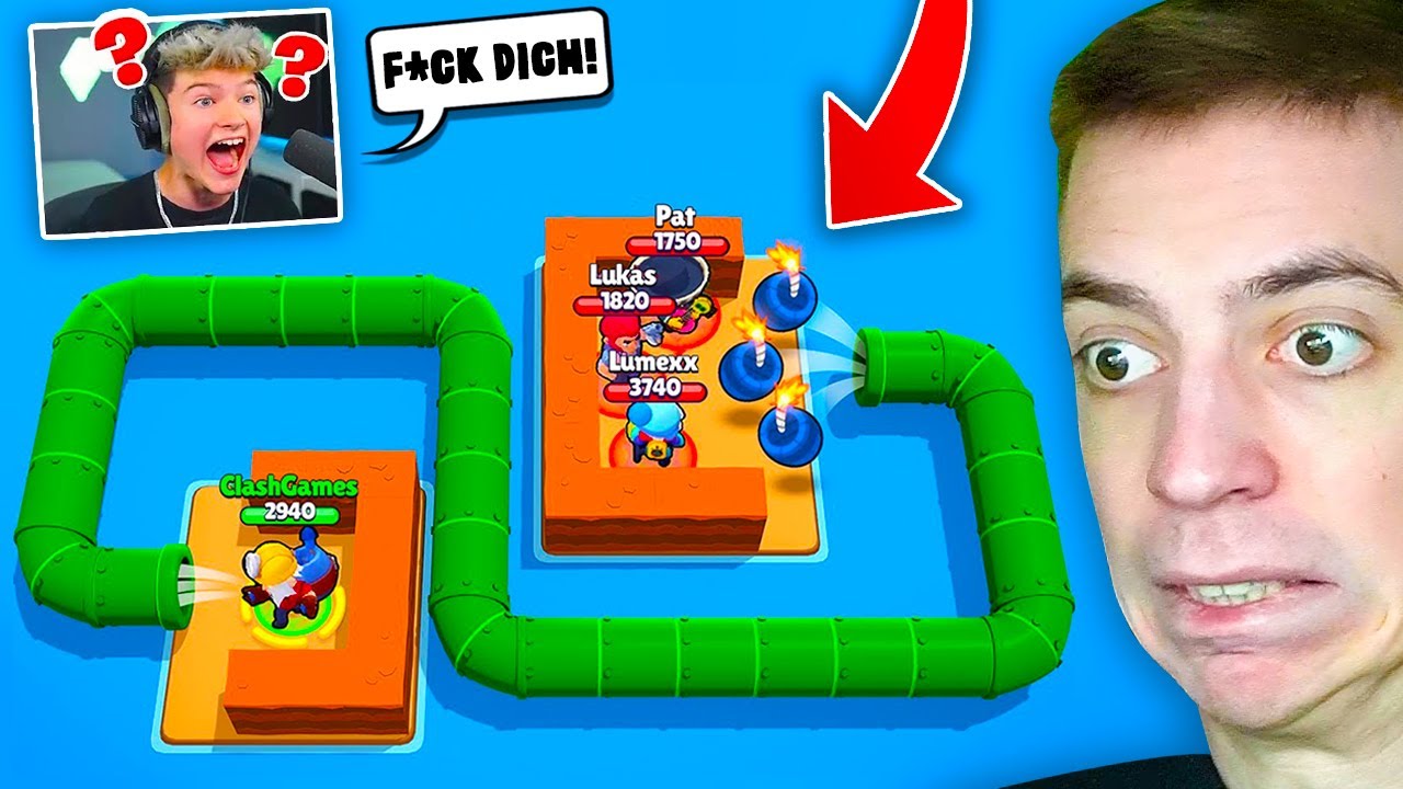 Ich PRANKE YOUTUBER mit GEHEIMEN TRICKS in BRAWL STARS MINIGAMES TURNIER! 😂 (AUSRASTER)