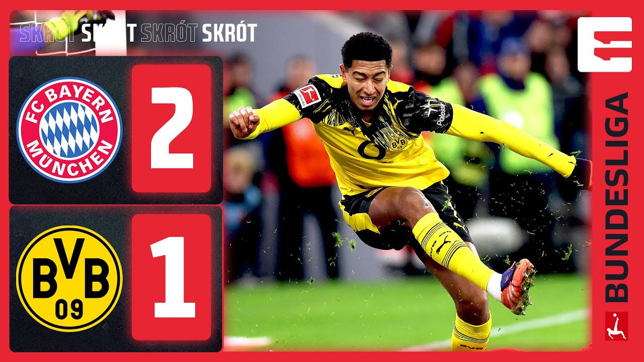 ZAWAŻYŁA MEGA WTOPA BELLINGHAMA! BORUSSIA WALCZYŁA DO KOŃCA, ALE BAYERN TEGO NIE WYPUŚCIŁ | SKRÓT