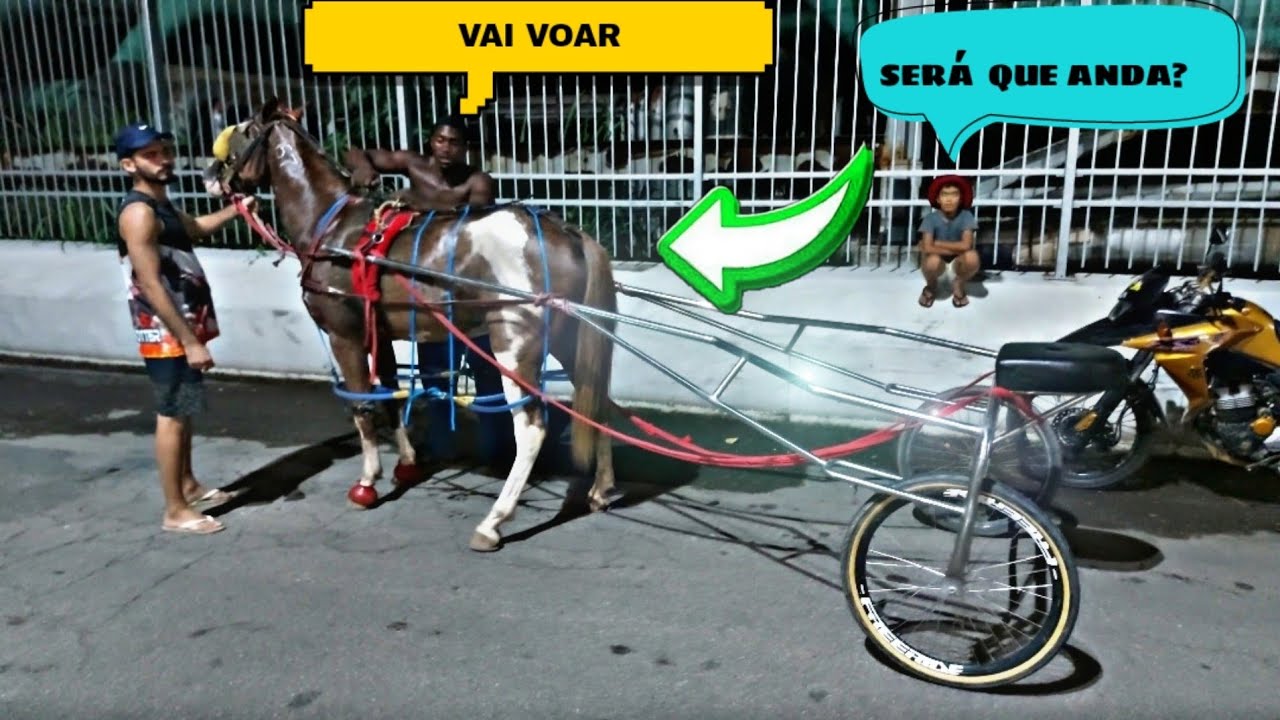 COLOCOU SAIA NO POTRO PRA BOTAR VELOCIDADE.