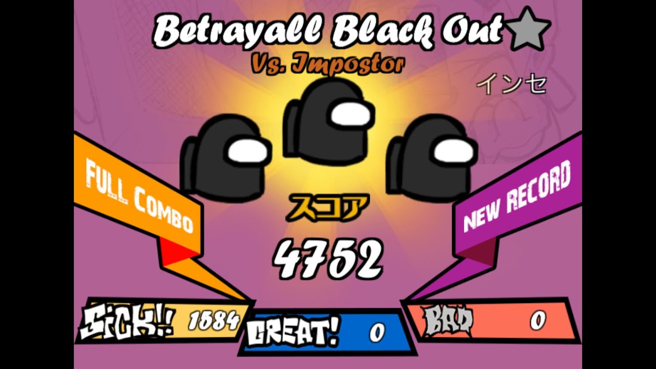 【ビートバトル】Betrayall Blackout - Vs.Impostor ALLSICK