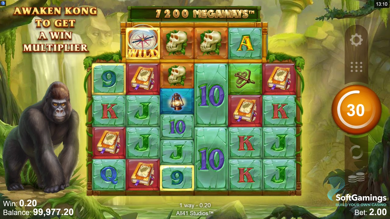 Microgaming - Forgotten Island Megaways - Gameplay Demo