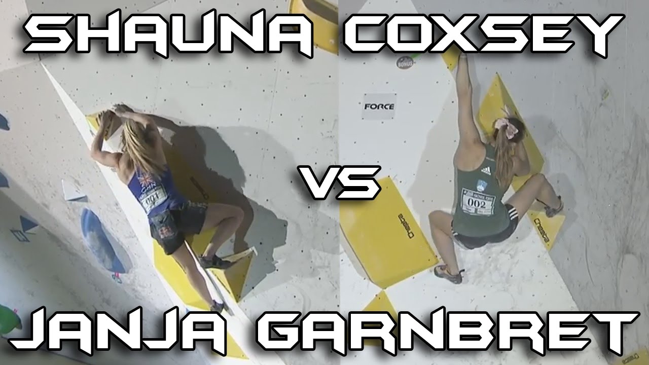 Janja Garnbret VS Shauna Coxsey - Bouldering Comparison