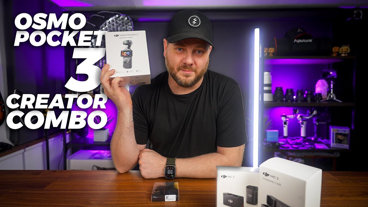 Распаковка комплекта DJI Osmo Pocket 3 Creator Combo | Плюс дополнительный микрофон DJI Mic 2