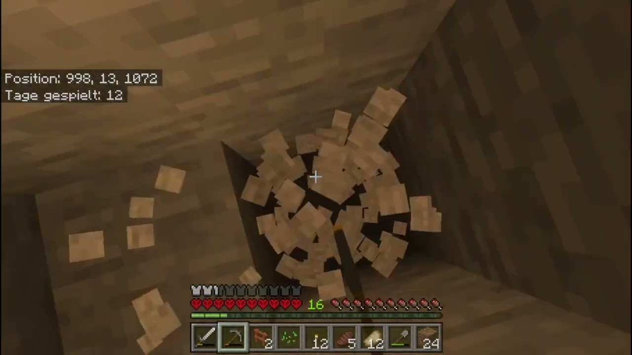 Meine ersten Diamanten in Minecraft Hardcore
