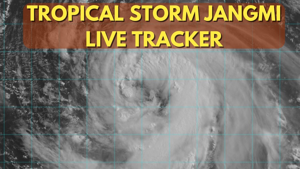 LIVE Tropical Storm Jangmi Monitoring 24/7 - Real-Time Analysis