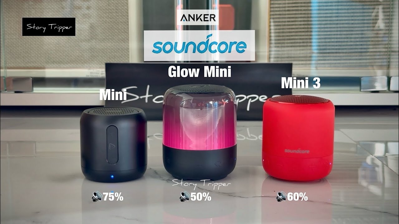 Soundcore Mini против Glow Mini против Mini 3