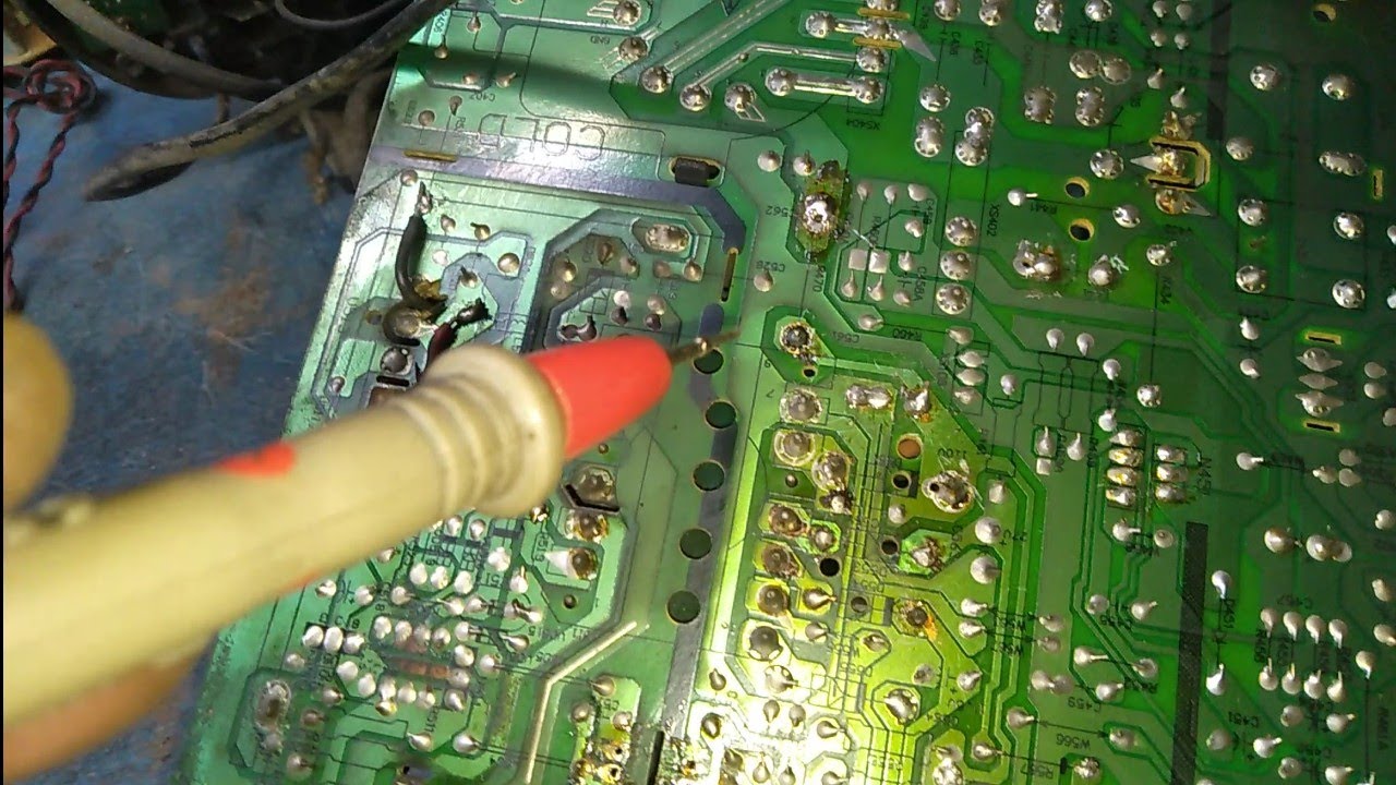 local China 14 inch CRT TV, POWER INDICATOR ON. SOUND OK. NO DISPLAY PICTURE, PROBLEM REPAIR,