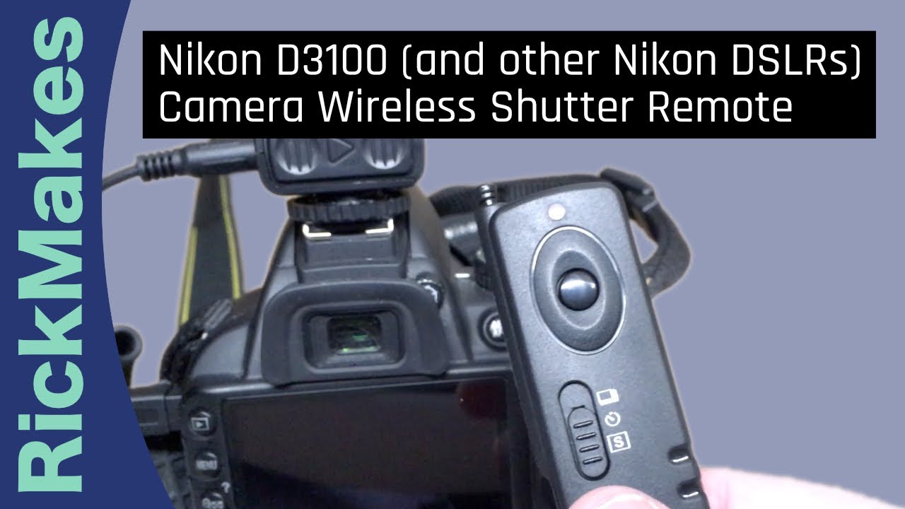 Беспроводной пульт дистанционного управления затвором для фотоаппарата Nikon D3100 (и других цифр...