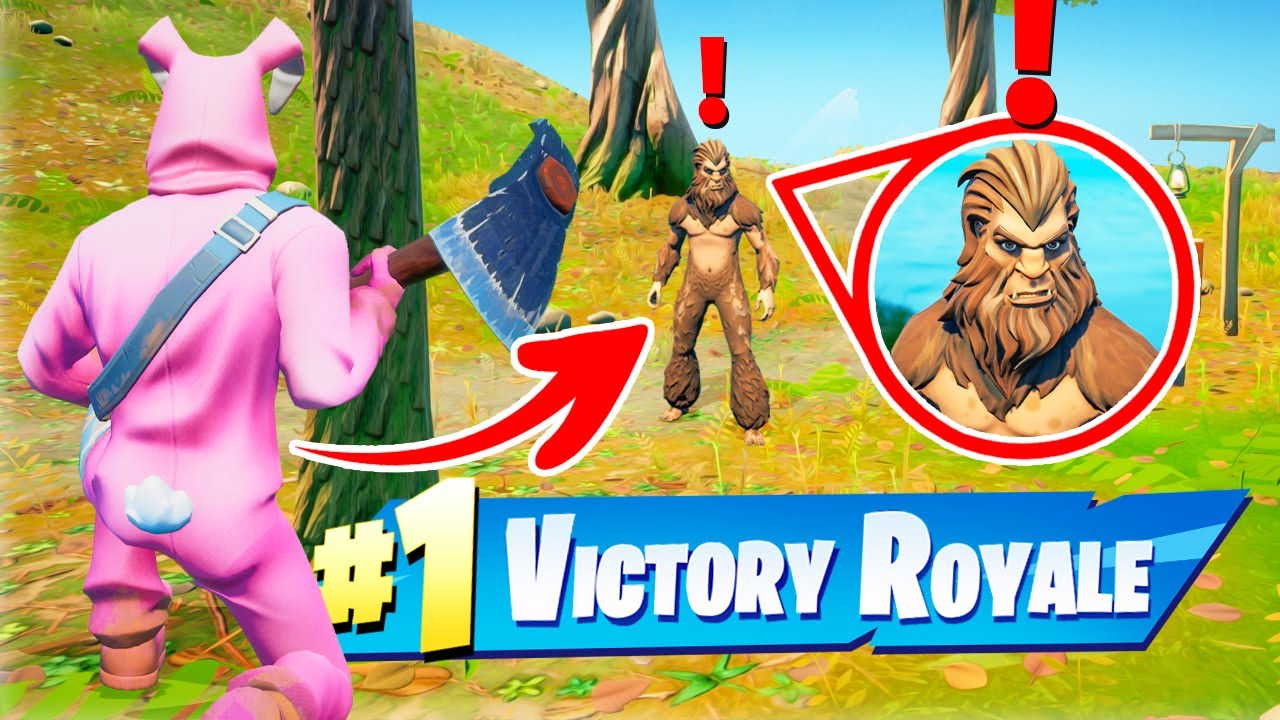 *ZELDZAME* BOSS BIGFOOT LOOT CHALLENGE in Fortnite!