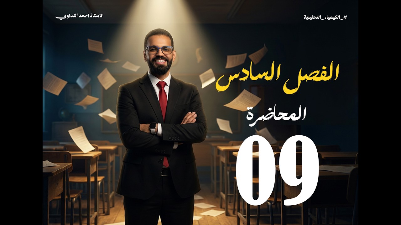 كيمياء السادس العلمي _الفصل السادس _المحاضرة التاسعة_ حساب أيتا و الكتلة المكافئة