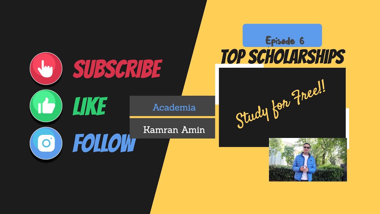 Top Scholarships |Best Universities| Study for free| Academia| Study abroad| 6th Episode