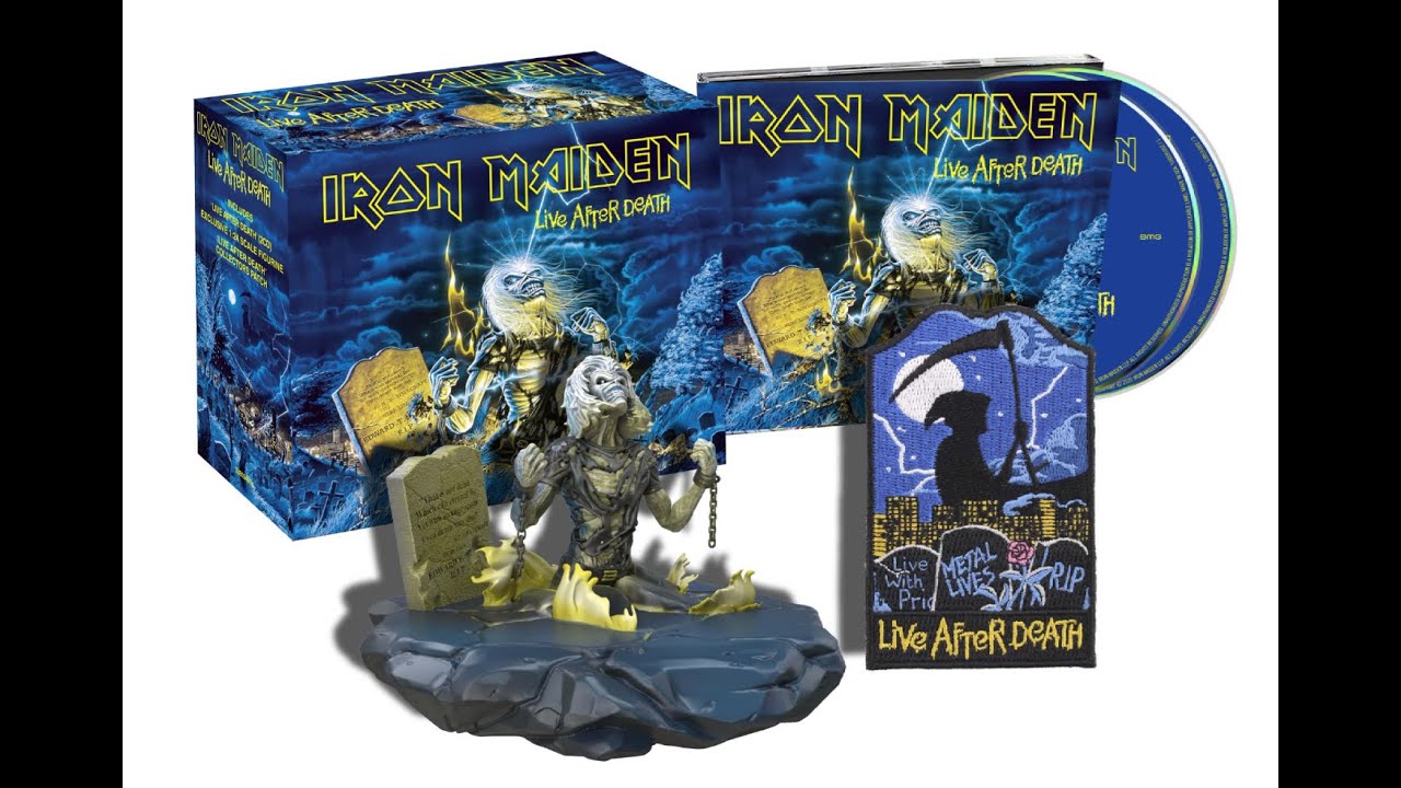 Распаковка коллекционной коробки Iron Maiden «Live After Death» Remastered