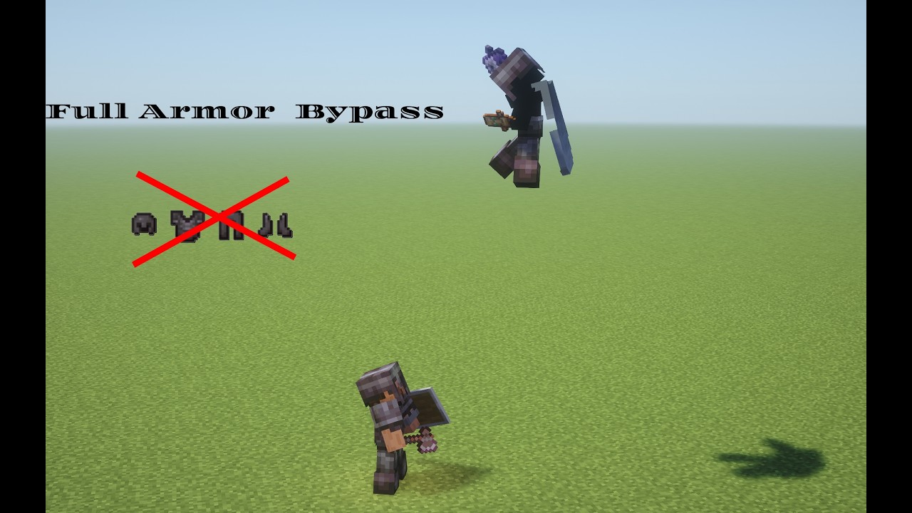 How to insta break armor in mace pvp (Chrolphyte Tech)