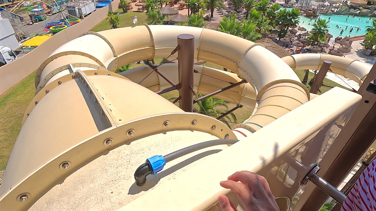 Vortex Water Slide at Aquafollie Caorle Venezia 🇮🇹