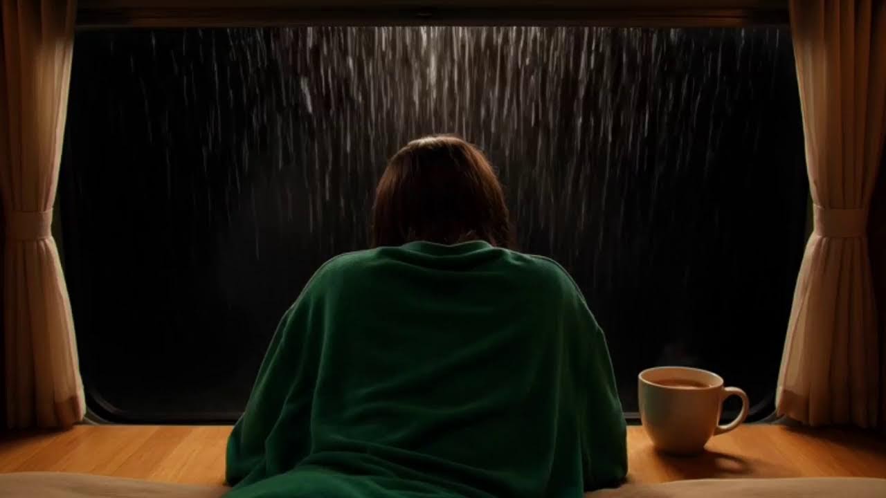 Car Camping in Thunder Rain | Warm Storm Feeling | Rain & Thunder Sounds | Deep Sleep | Rain