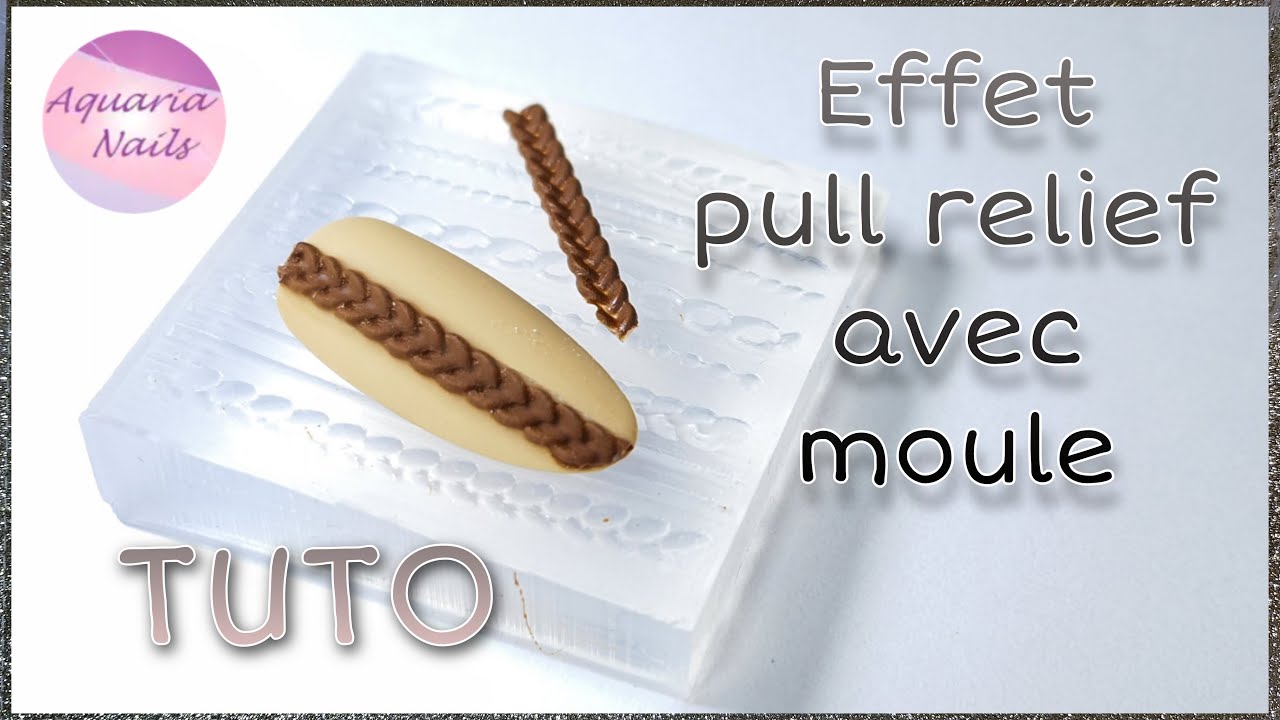 NAIL ART effet pull 3D avec moule | TUTO