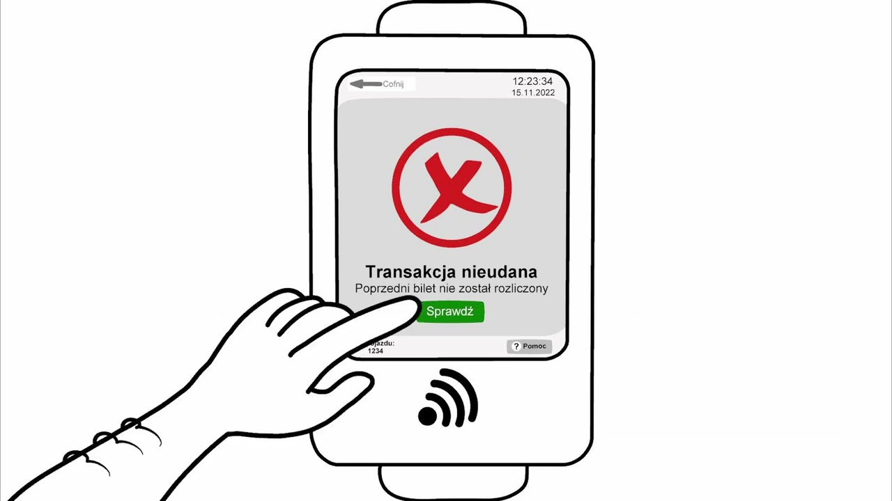 Jak spłacić zadłużenie na karcie płatniczej w kasowniku w pojeździe? Open Payment System Poznań #6