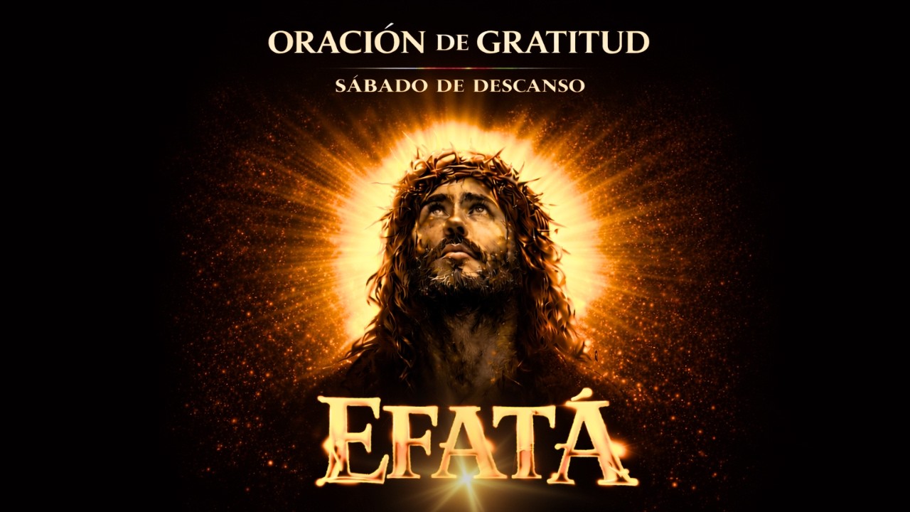 ORACIÓN PODEROSA DE GRATITUD Y DESCANSO | SÁBADO DE PAZ Y CONFIANZA EN DIOS | EFATÁ EN LA MAÑANA