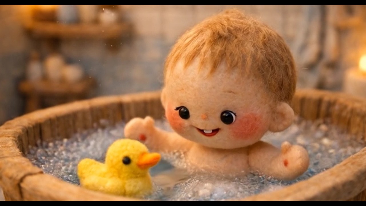 Banyo Şarkısı | 🛁✨ Bebekler İçin Eğlenceli ve Huzurlu Şarkı 🦆💦