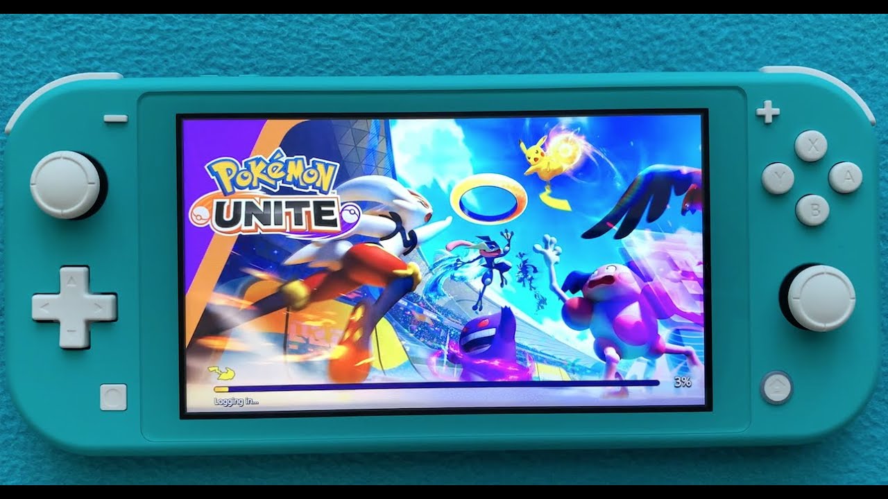 Pokemon UNITE gameplay Nintendo Switch Lite