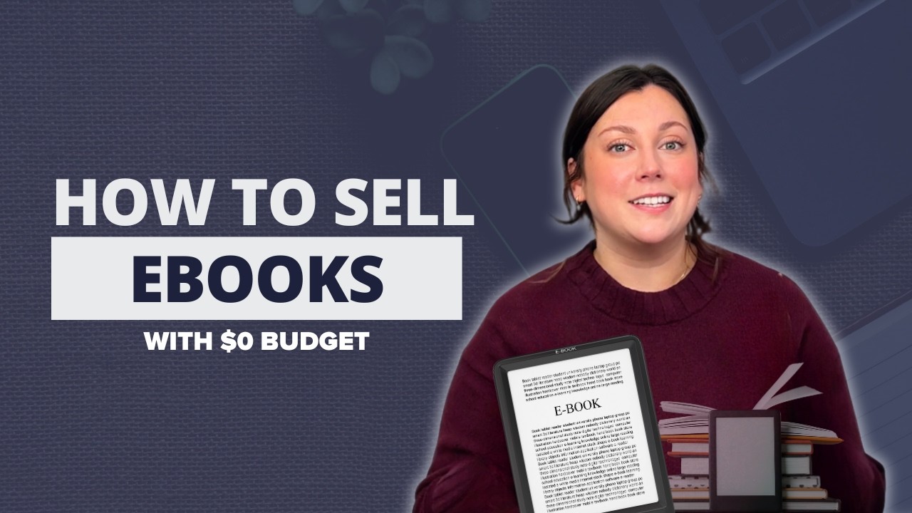 How to Sell Ebooks in 2026 With ZERO Budget | Step-by-step guide to create, market & sell eBooks
