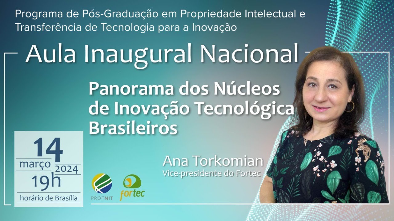Aula Inaugural da Rede PROFNIT - Turma 2024