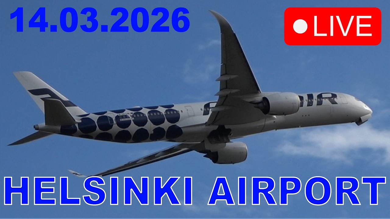 🔴 LIVE Helsinki Airport Plane Spotting (EFHK/HEL)
