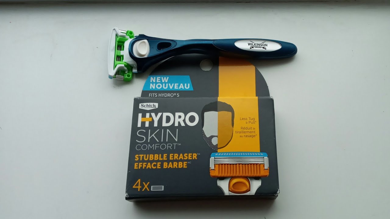 New Hydro Comfort razor /Shick Stubble Eraser / Wlkinson Sword Skin Reset