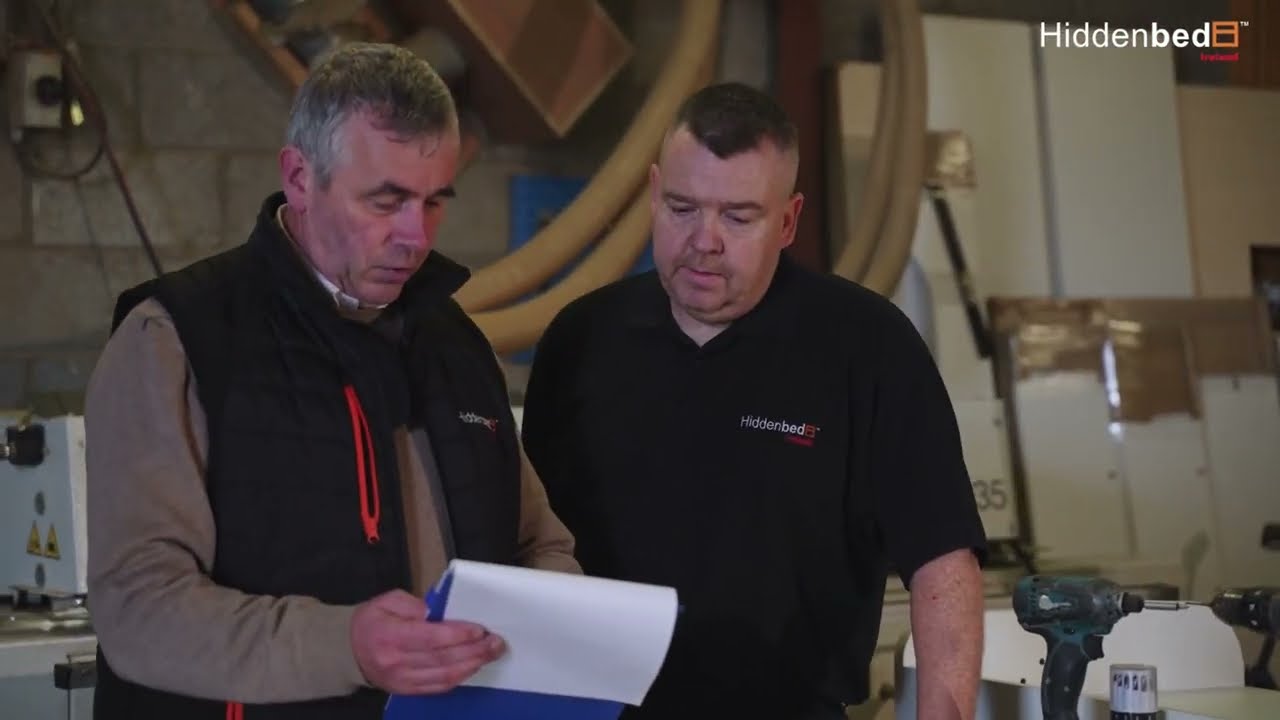 Hiddenbed Ireland - Behind The Scenes.  A sneak peek of our workshop.