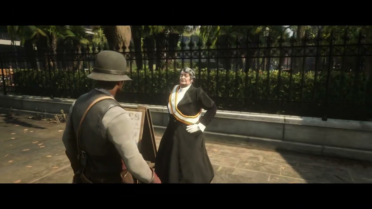 Giving women voting rights in Saint Denis #reddeadredemption2 