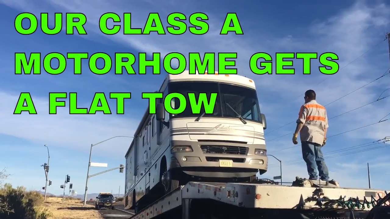 Our Class A Motorhome Gets a Flat Tow