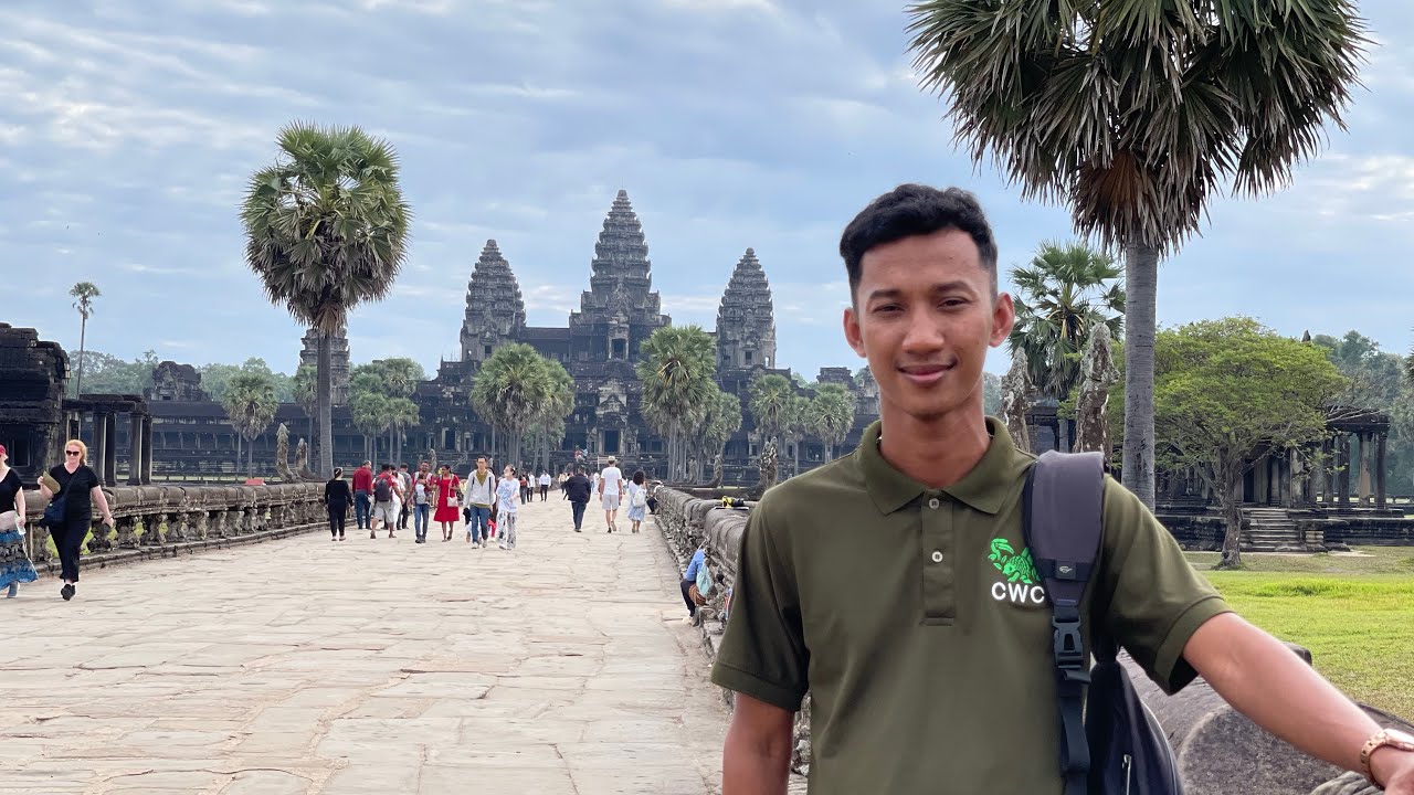 ប្រាសាទអង្គរខ្មែរ🇰🇭មានភ្ញៀវទេសចរណ៍ច្រើនមកទស្សនា🙏 Angkor Wat Temple🇰🇭 So Amazing ❤️🇰🇭