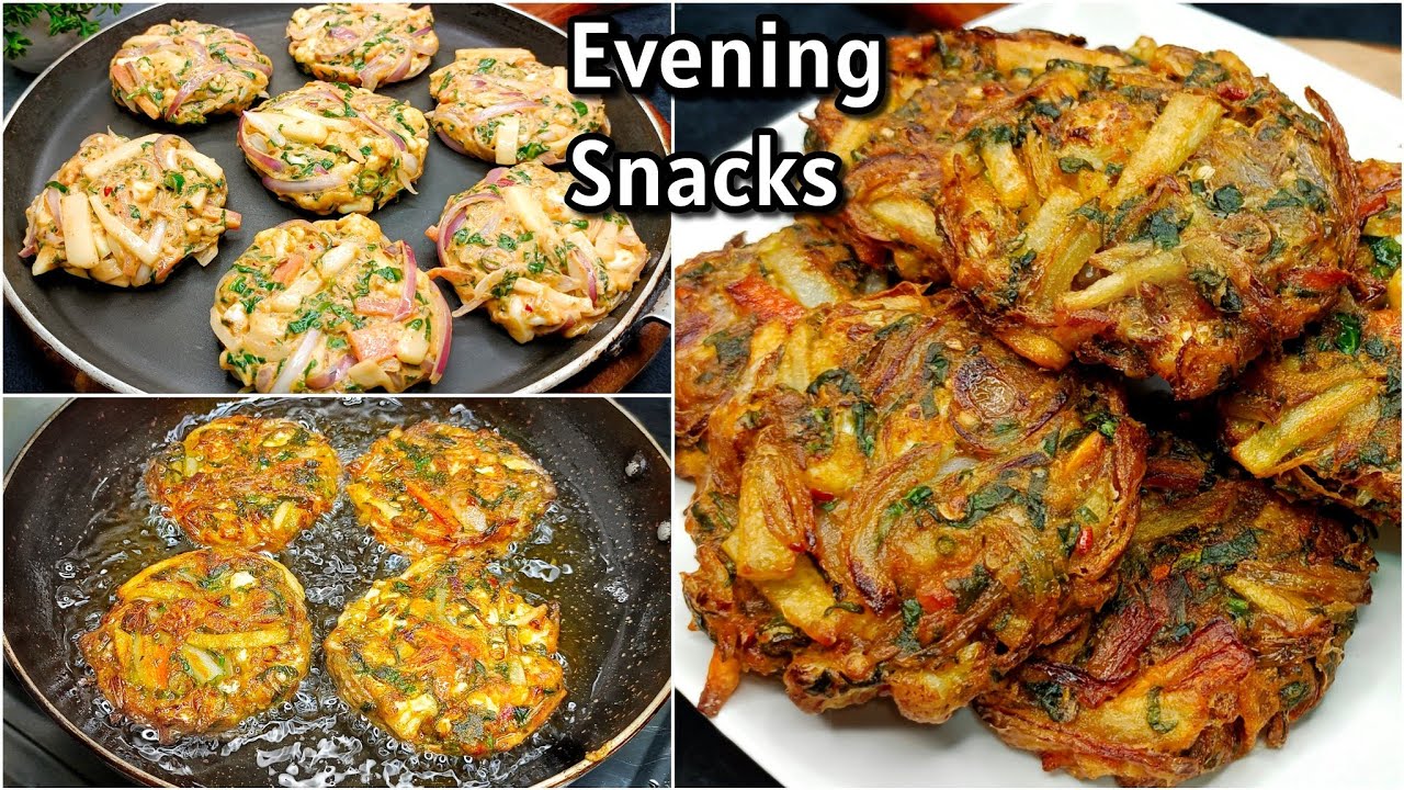 5 Minutes Evening Snacks | Vegetable Pancake Recipe | New Recipe | Easy Snacks Recipe/Pakora Recipe