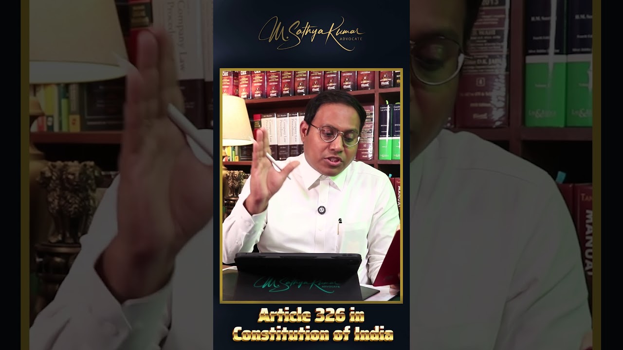 Article 324: Superintendence, direction and control of elections to be an Election Commission.